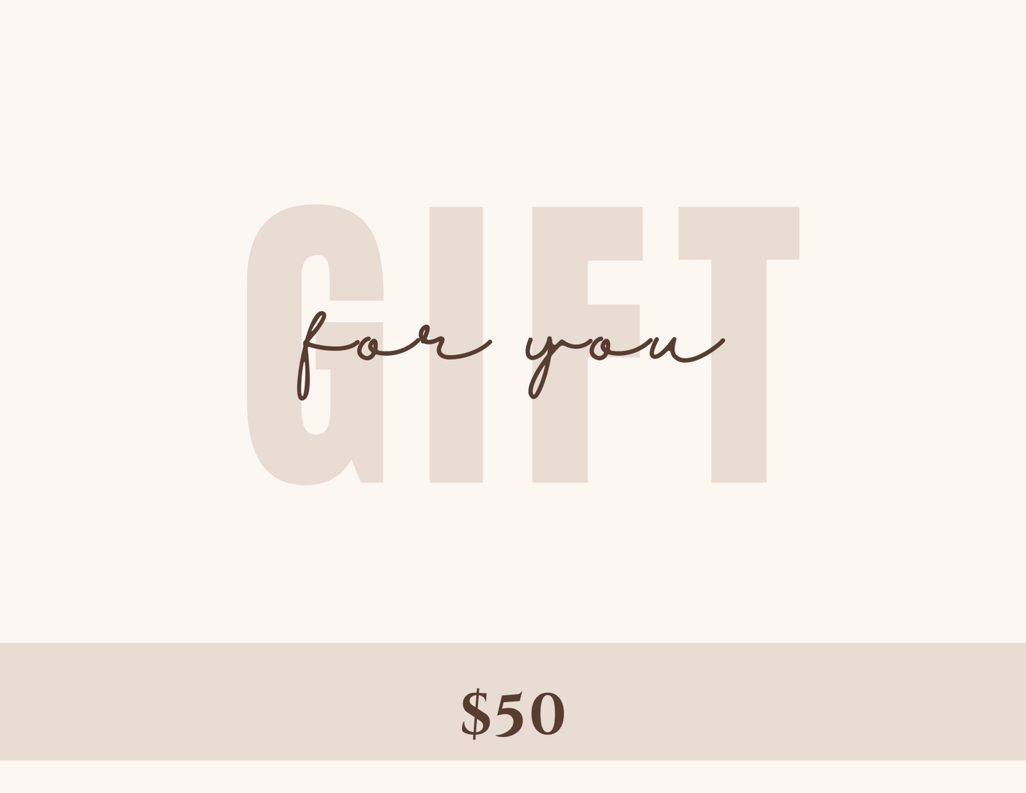 Shrelle's Digital Gift Cards