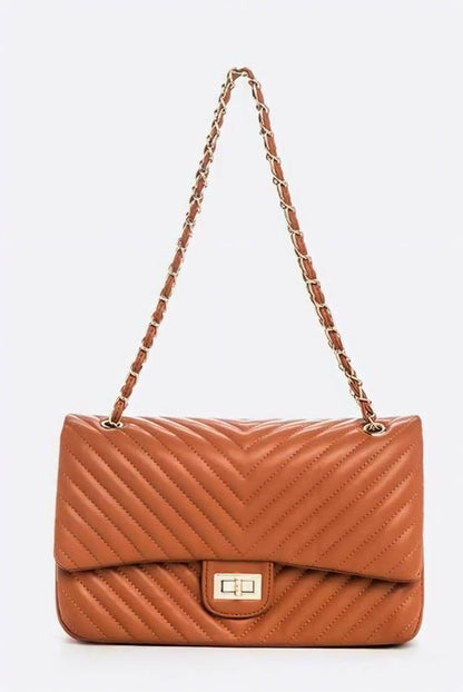 Classic Edge Handbag (Blush)