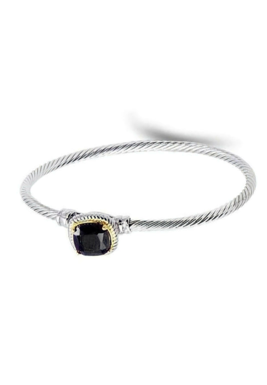 Pulsera de cable de cristal