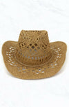 Sombrero de sol de vaquera de playa (caqui)